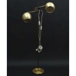 Vintage Retro : A Danish designed double Standard lamp / pointable lamps ,