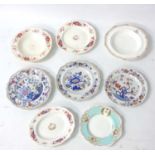 Militaria : A collection of Officers Mess dinnerware ,