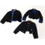 Militaria : A collection of three Childrens' dress Tunics ,