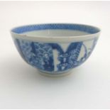 A Chinese blue and white bowl ,