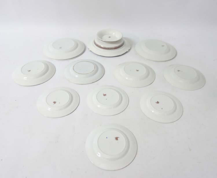 An early 20thC Copeland Spode transfer print part dinner-service including a semi domed shaped - Image 6 of 8