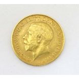 1/2 Sovereign : A George V, 1911 , 1/2 sovereign ,