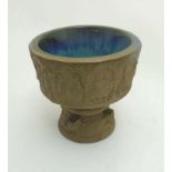 Scandinavian Pottery: A Retro Danish Michael Anderson chalice like / pedestal bowl,