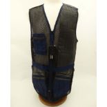 Deerhunter 'Champion De-lux' Mesh Waistcoat / Skeet Vest, in Blue, Size L.