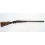 Shotgun: A Zabala 'The Basque' 12 bore side by side boxlock shotgun,