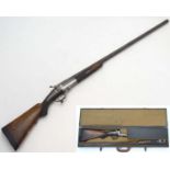 Shotgun: A Wm Sumner & Son, Liverpool 8 bore Wildfowling Hammergun, c1880,