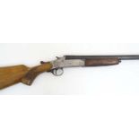 Shotgun : A Spanish 12 Bore 3" Magnum single barrel Toplever Hammergun ,