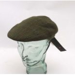 A Laksen ' Bruar ' Tweed Sixpence Flat Cap, Size 56''.