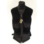 A black mesh Bonart shooting gilet / vest, size L,