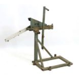 Shooting: A Bowman manual 'bolting rabbit' clay trap, in light green finish,