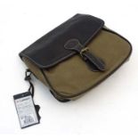 Shooting: A Laksen canvas and leather cartridge bag (100),