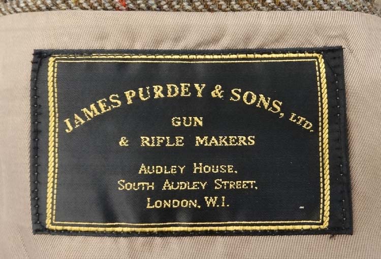 A James Purdey & Sons tweed shooting jacket, approx. 46'' chest measurement. - Image 6 of 6