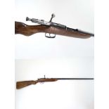 Shotgun : A .410 Bolt action gun by Webley & Scott , Birmingham .