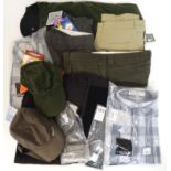 A quantity of sporting/ outdoor clothing, comprising a pair of Exeat waterproof trousers size 40,
