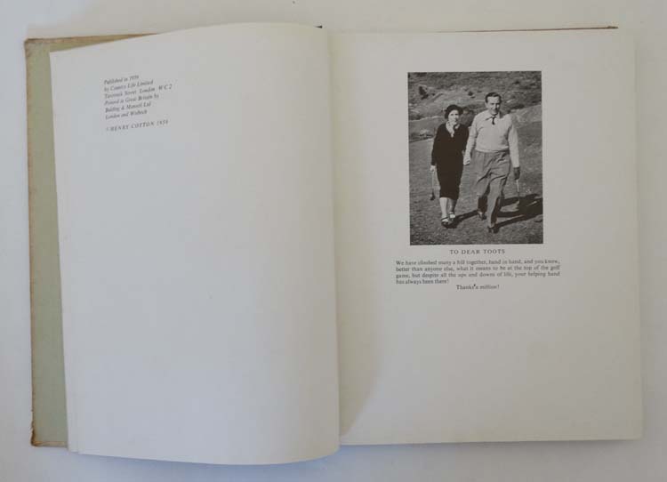 Book: A book on 'My Golfing Album' by Henry Cotton published by Country Life Limited 1959, - Image 3 of 3