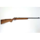 Rimfire Rifle : A .22LR Bolt Action rifle by BSA , 22 1/2" barrel ( threaded for moderator .