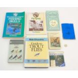 Books: A collection of 8 books and leaflets on fishing ,
