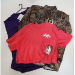 A Drake Waterfowl long sleeve vented wing shooters shirt, size M,