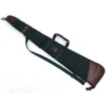Shooting: A Napier leather and synthetic reinforced gun slip, with zip opener,