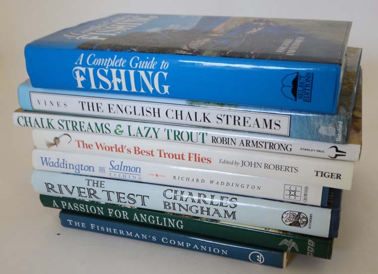 Books: A collection of 8 fishing books ,