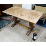 Oblong oak occasional table CONDITION: Please Note - we do not make reference to