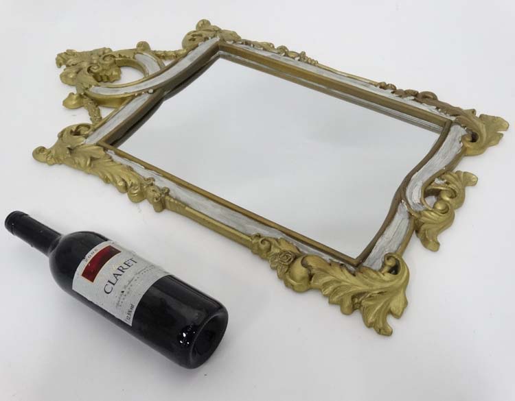 Small gilt mirror CONDITION: Please Note - we do not make reference to the