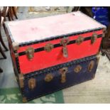 Two travel trunks CONDITION: Please Note - we do not make reference to the