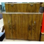 Art Deco Cocktail cabinet for restoration CONDITION: Please Note - we do not make