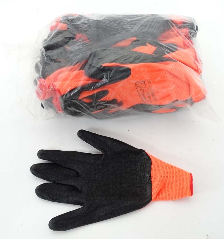 12 pairs Gripflex gloves (1 packet) CONDITION: Please Note - we do not make - Image 2 of 2