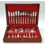 A canteen of kings pattern silver plate cutlery CONDITION: Please Note - we do not