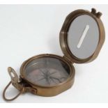 A 21st C brass Clinometer compass,