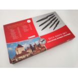 5 Piece knife set in presentation box CONDITION: Please Note - we do not make