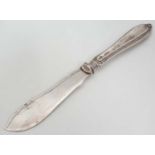 Silver handled Butter knife CONDITION: Please Note - we do not make reference to