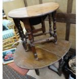 Two oak gate leg tables CONDITION: Please Note - we do not make reference to the