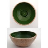 Local Artist / Studio Pottery: A Minty Mountain , Buckinghamshire earthenware studio pottery bowl,