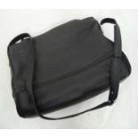 A nobel black leather handbag with dust bag This lot is being sold for our nominated charity for