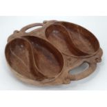 Carved hardwood dish CONDITION: Please Note - we do not make reference to the