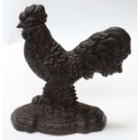 Cast iron cockerel CONDITION: Please Note - we do not make reference to the
