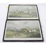 A pair of hunter prints CONDITION: Please Note - we do not make reference to the