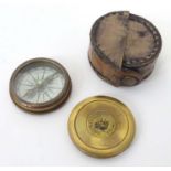 A 21stC cased compass CONDITION: Please Note - we do not make reference to the