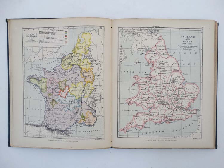 Book: 'A School Atlas of English History' Edited by Samuel Rawson Gardiners, published by Longmans, - Image 6 of 12