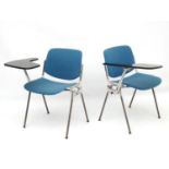 Vintage Retro : A Pair of ' Castelli' DSC 106 Stacking Chairs by Giancarlo Piretti axis with