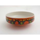 A 1970's Poole pottery Delphis bowl shape 89,