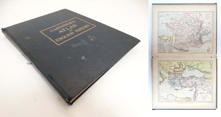 Book: 'A School Atlas of English History' Edited by Samuel Rawson Gardiners, published by Longmans, - Image 2 of 12
