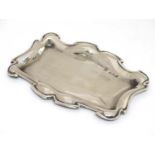 A silver pin tray hallmarked Birmingham 1903 maker Deakin & Frances 4 1/2" wide (38g)