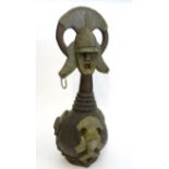 Tribal : An Ethnographic Native Tribal Kota style sculpture. Approx. 27 1/2" high.