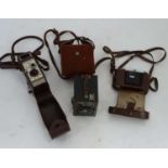 Three assorted vintage cameras CONDITION: Please Note - we do not make reference to