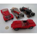 4 modelled cars CONDITION: Please Note - we do not make reference to the condition