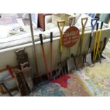 A quantity of assorted garden tools CONDITION: Please Note - we do not make