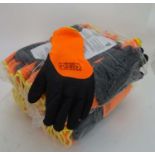 Two packets of warm flex gloves (each containing 12 pairs)(2 pkts) CONDITION: Please